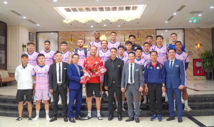 Công An Hà Nội FC lựa chọn khách sạn Ninh Bnh Legend là điểm dừng chân tại Ninh Bình